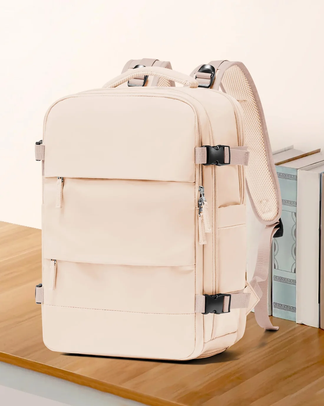 COOWOZ 25L Travel Backpack, Beige, photo 2
