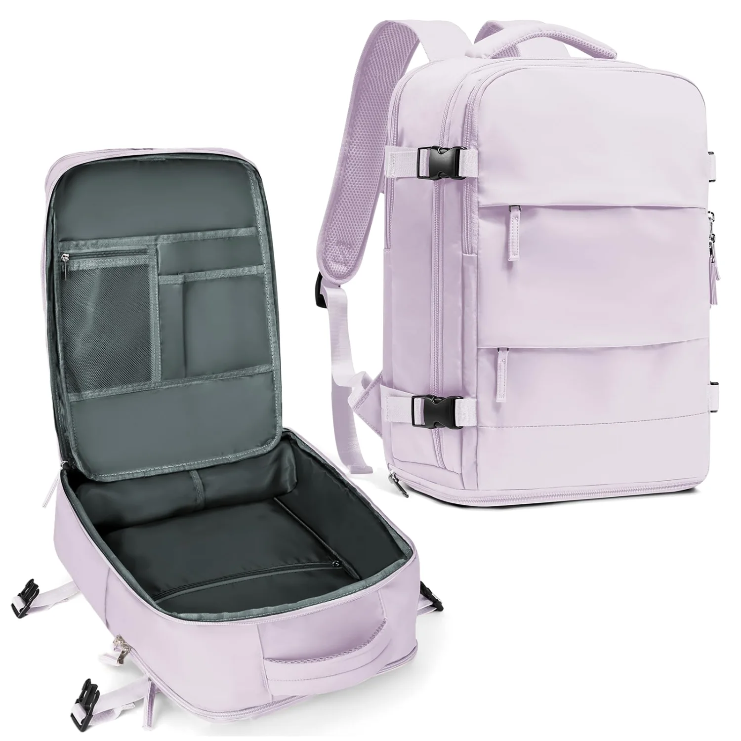 COOWOZ 25L Travel Backpack, Purple