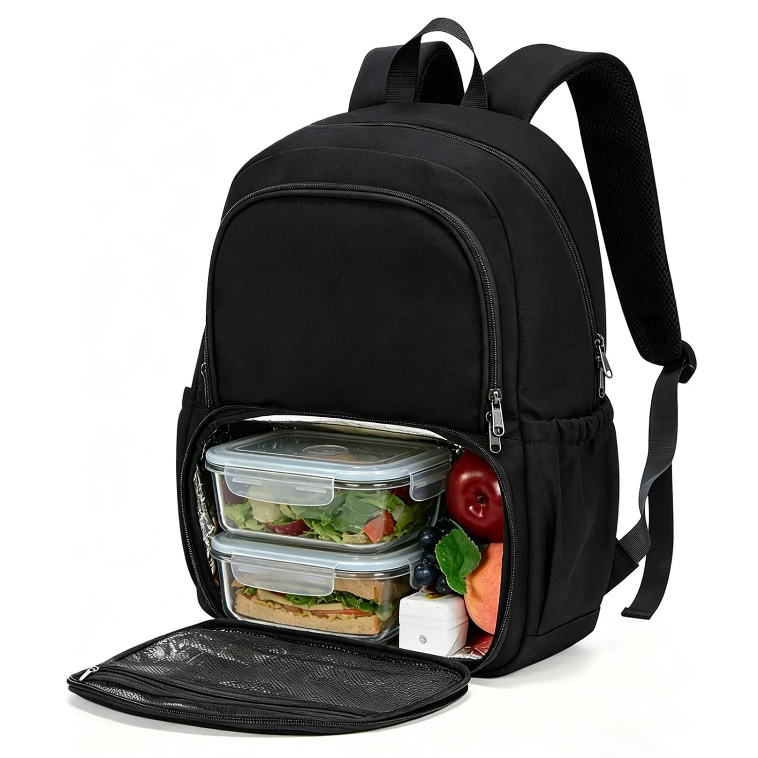 COOWOZ Lunch Backpack, Black