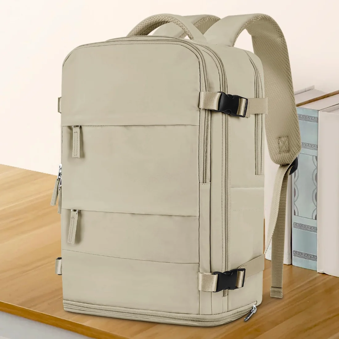COOWOZ 25L Travel Backpack, Khaki, photo 2