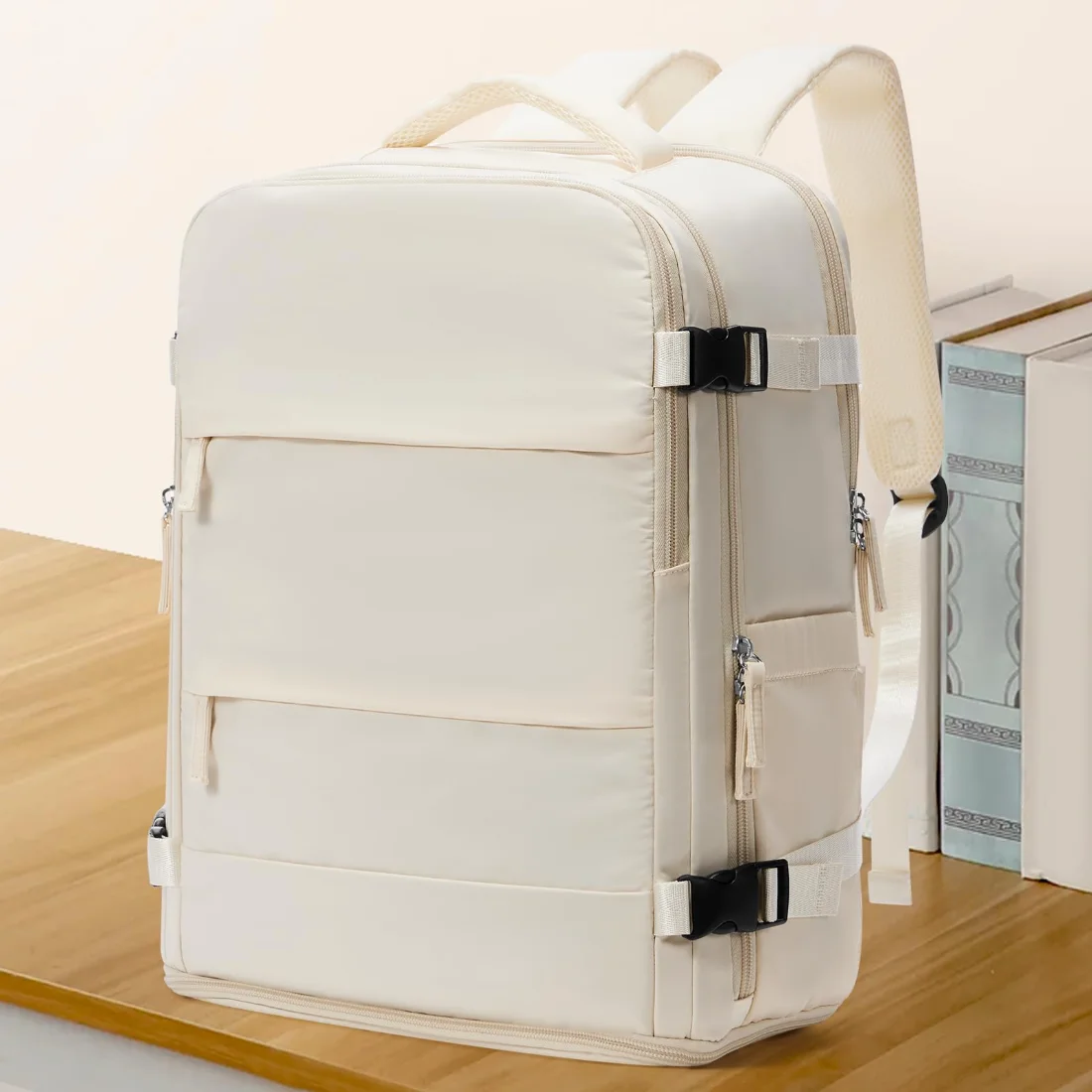 COOWOZ 25L Travel Backpack, Off-White, photo 2