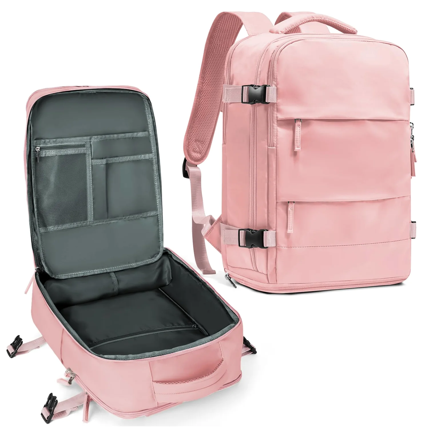 COOWOZ 25L Travel Backpack, Pink