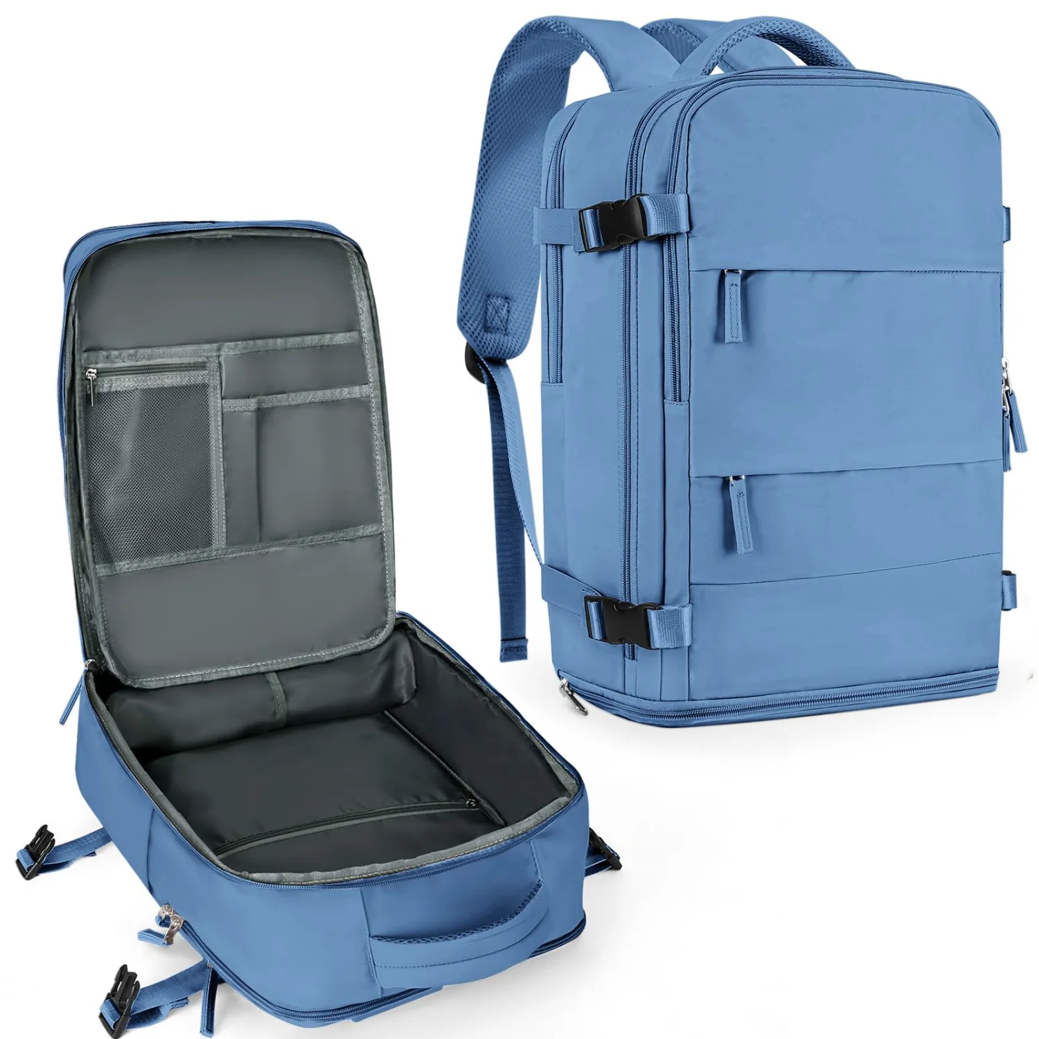 COOWOZ 25L Travel Backpack, Sky Blue
