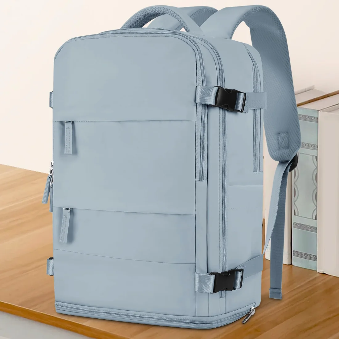 COOWOZ 30L Travel Backpack, Gray Blue, photo 2