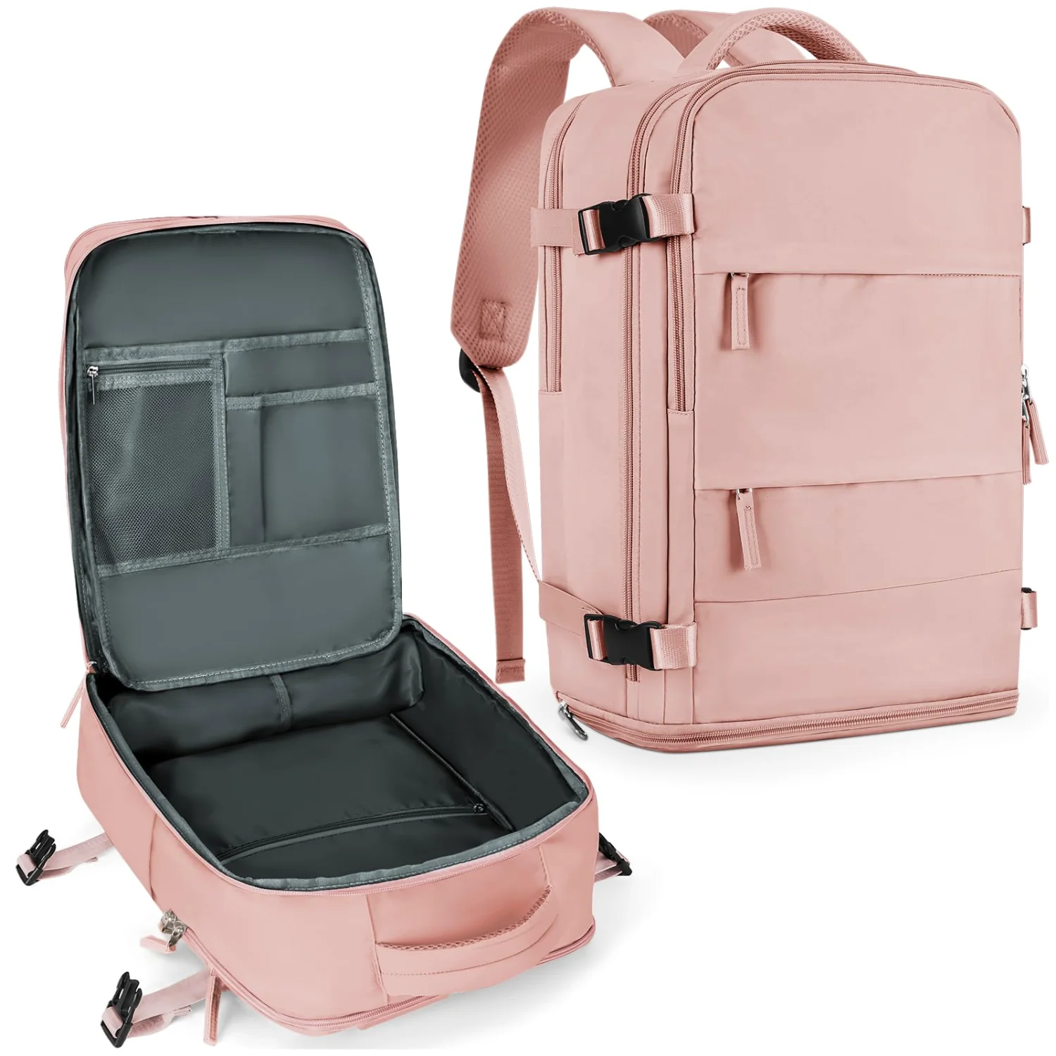 COOWOZ 30L Travel Backpack, Pink