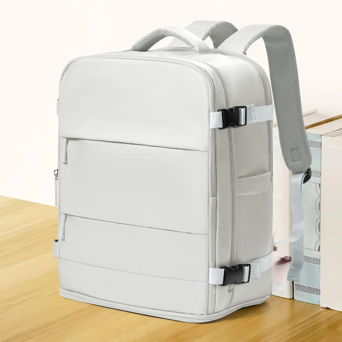 COOWOZ 33L Travel Backpack, Grey, photo 2