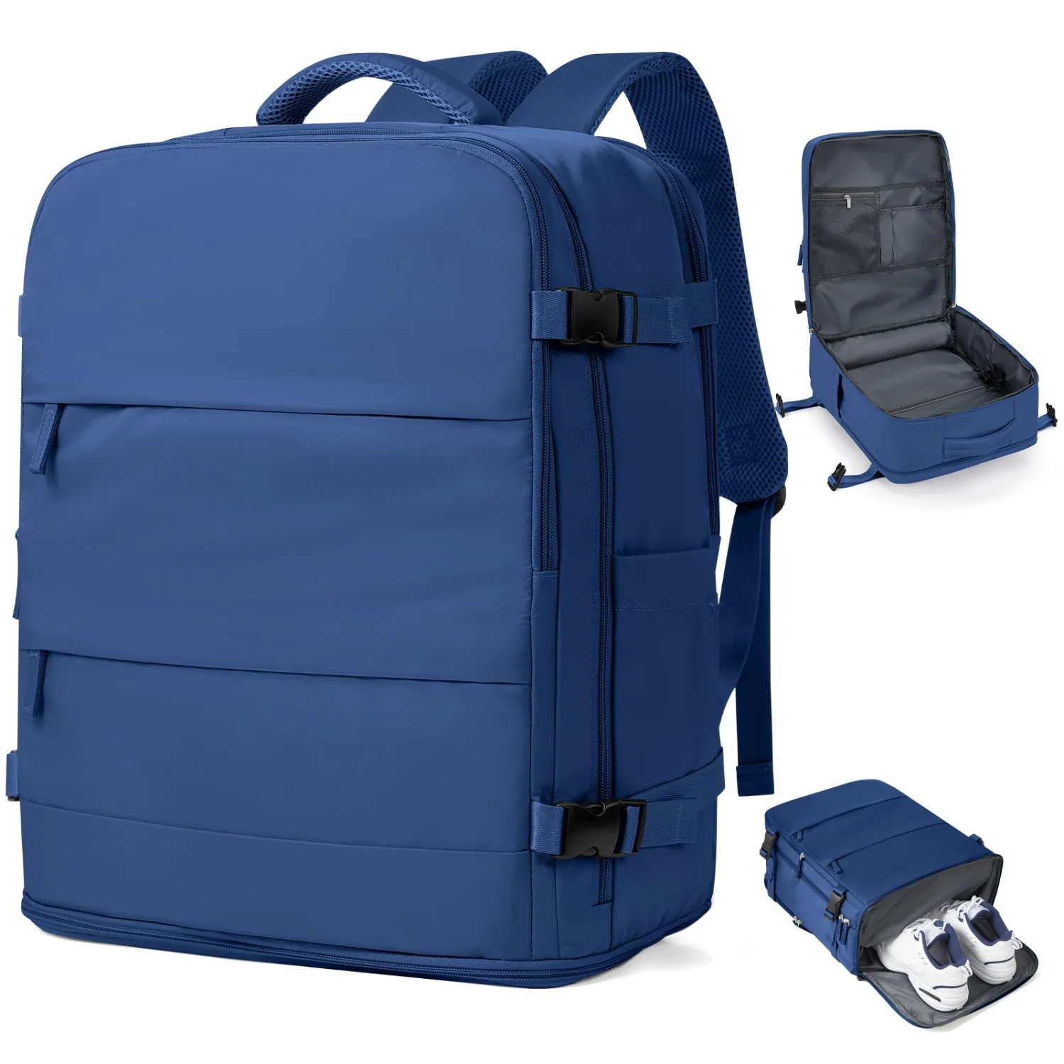 COOWOZ 33L Travel Backpack, Royal Blue