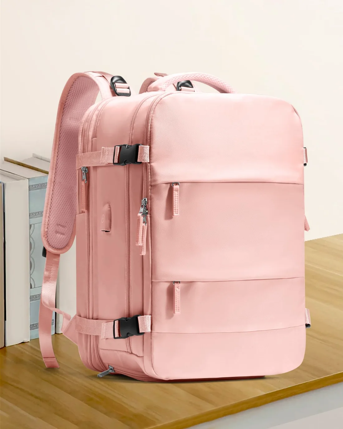 COOWOZ 45L Travel Backpack, Pink, photo 2