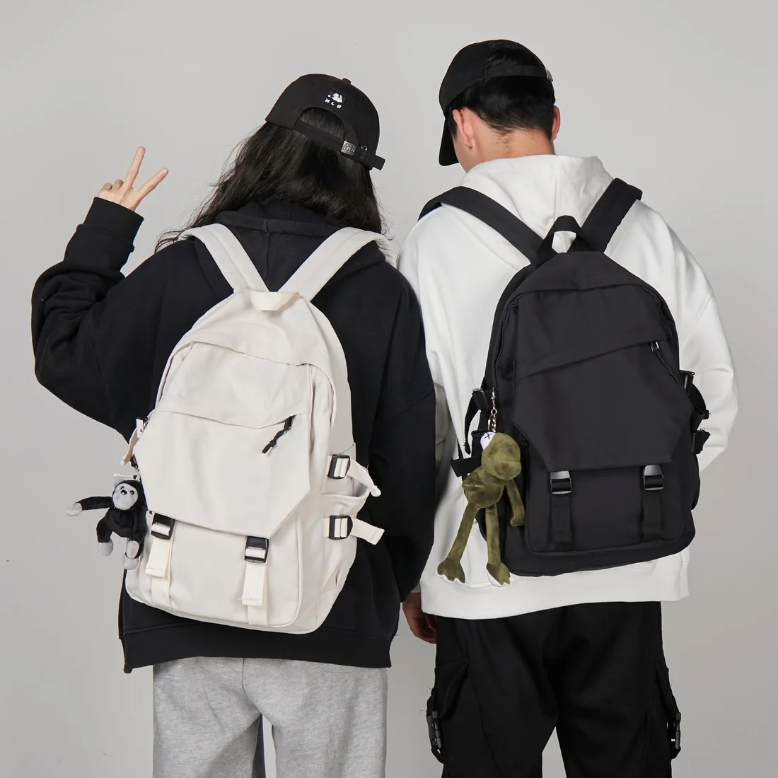 COOWOZ College Backpack, Black, photo 2