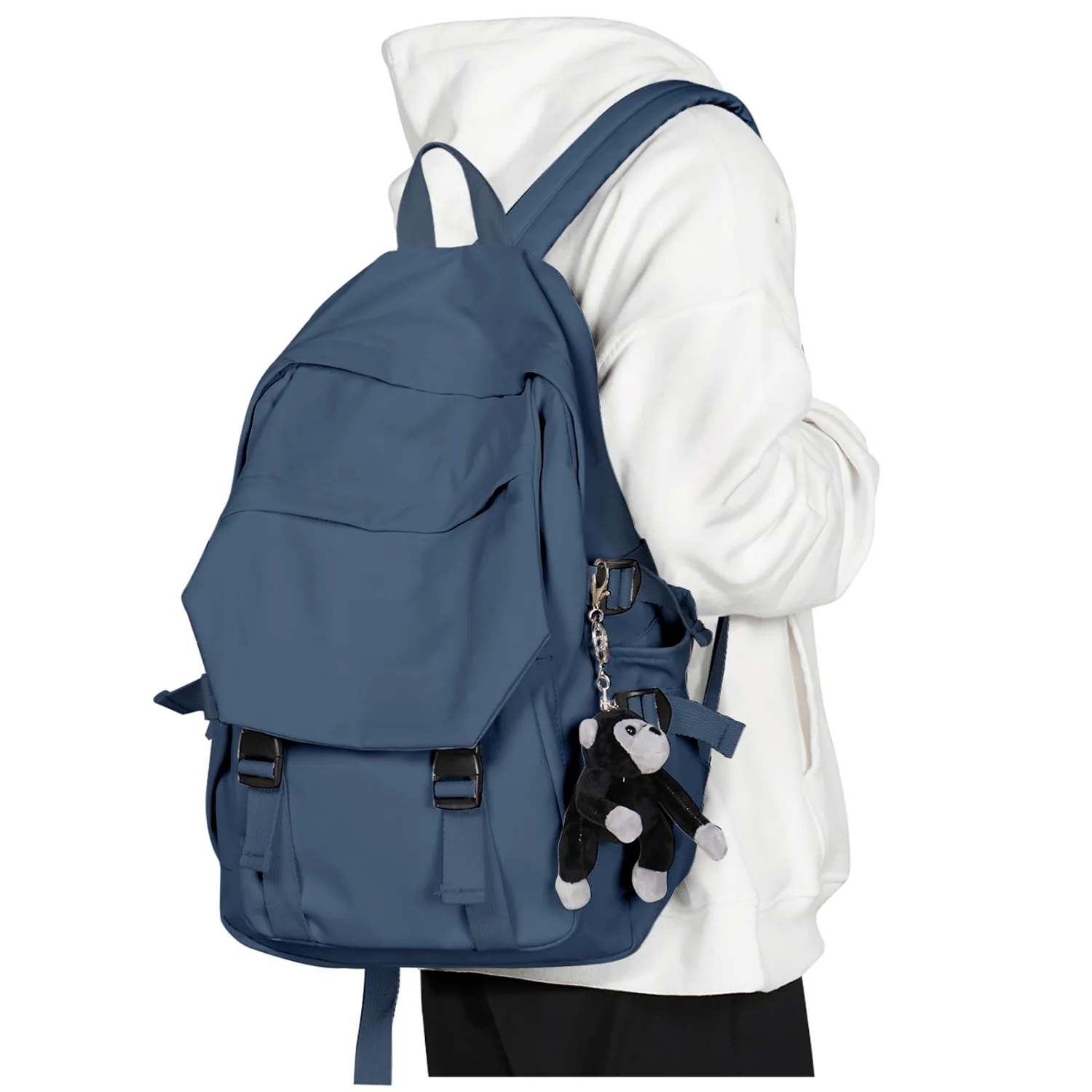 COOWOZ College Backpack, Blue Purple