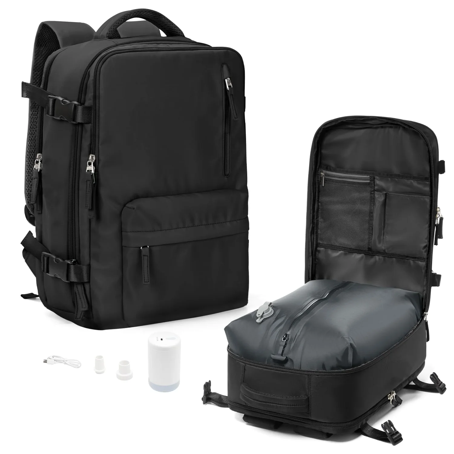 COOWOZ Front-Pocket Vacuum Backpack XL